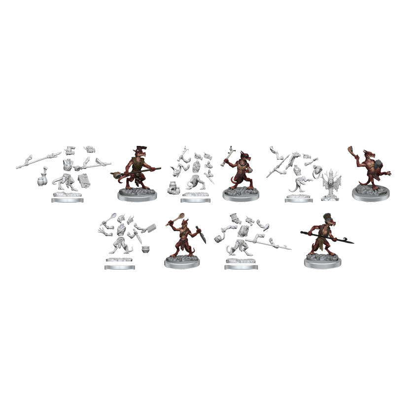 Dungeons & Dragons Frameworks Kobold Miniatures 7-Fig Multi-Pack Wizkids 75067