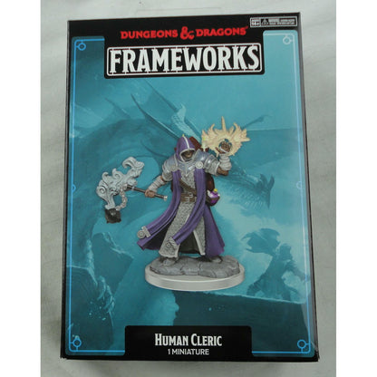 Image of Dungeons & Dragons Frameworks Male Human Cleric Miniature Wizkids 75071