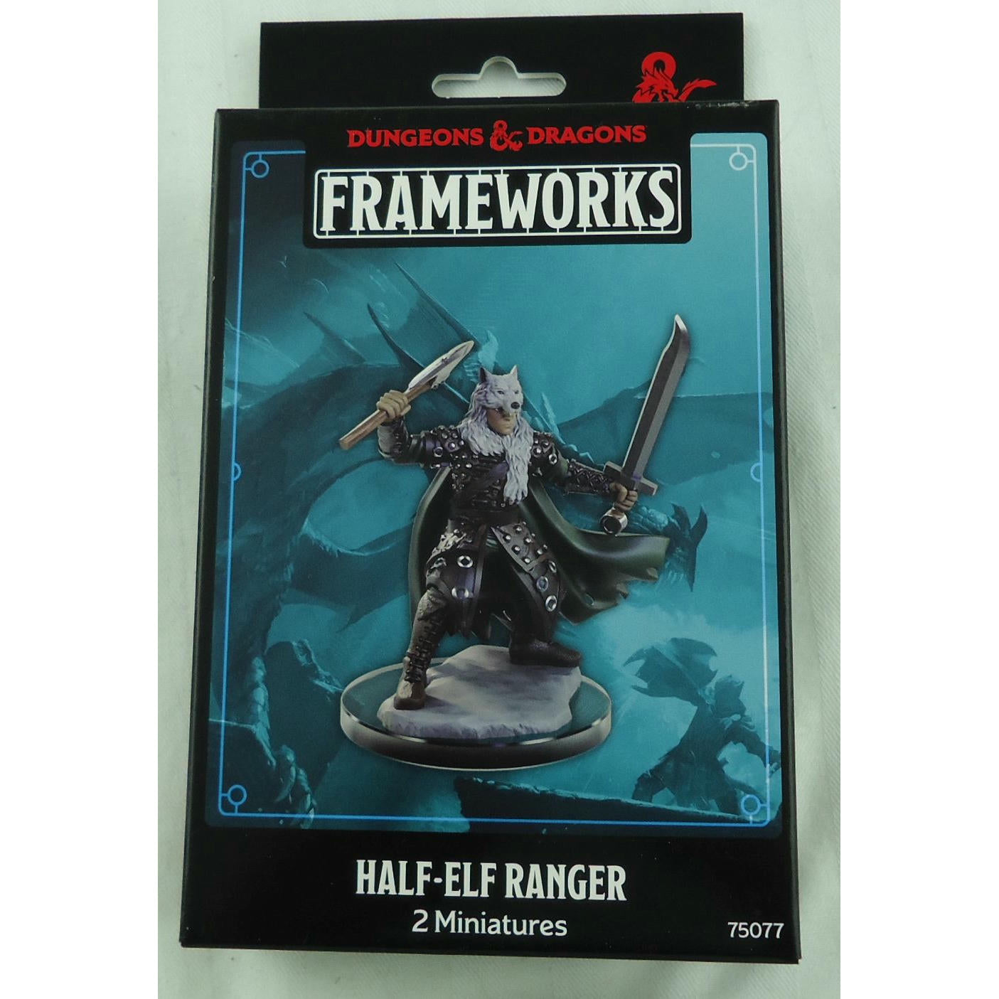 Image of Dungeons & Dragons Frameworks Male Half-Elf Ranger Miniature Wizkids 75077