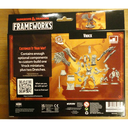Image of Dungeons & Dragons Frameworks Vrock Miniature WZK75086