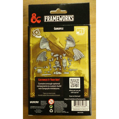 Image of Dungeons & Dragons Frameworks Gargoyles (2pcs) Miniature Wizkids WZK75088