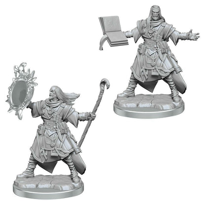 Image of Pathfinder Battles Legendary Cuts Male Human Wizards Miniatures Set (2 minis) 