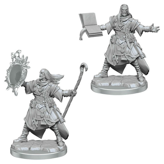 Image of Pathfinder Battles Legendary Cuts Male Human Wizards Miniatures Set (2 minis) 
