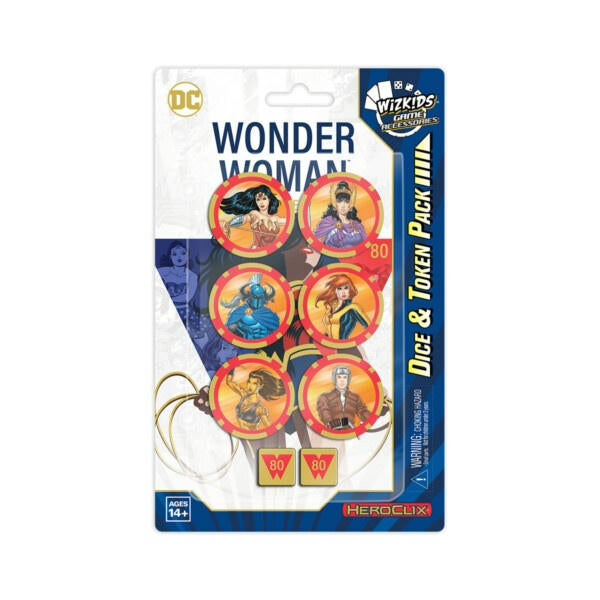 Image of DC HeroClix: Wonder Woman 80th Anniversary Dice & Token Pack WZK84004