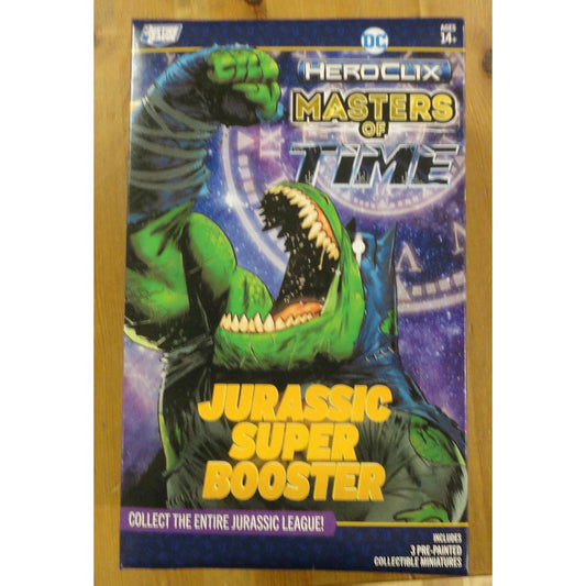 Image of DC HeroClix: Masters of Time Miniatures Jurassic Super Booster WZK84052