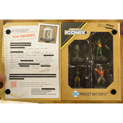 Image of DC Heroclix: Peacemaker - Butterfly Project Miniatures Set WZK84067