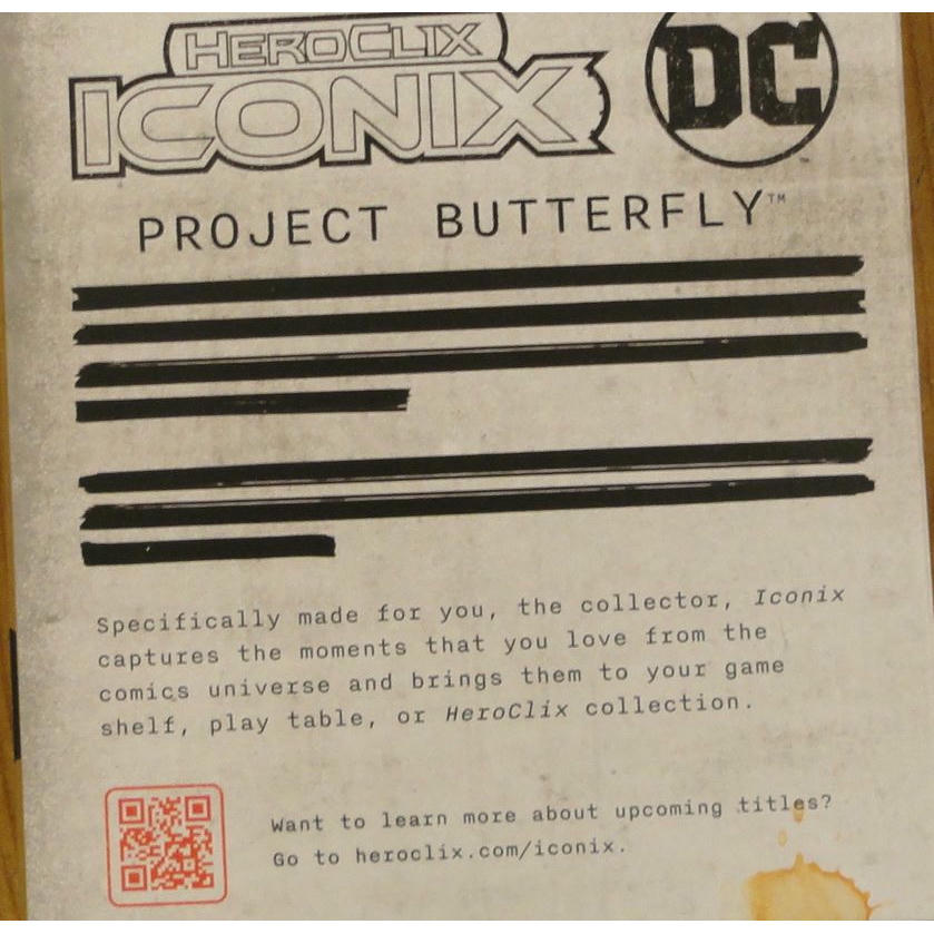 Image of DC Heroclix: Peacemaker - Butterfly Project Miniatures Set WZK84067