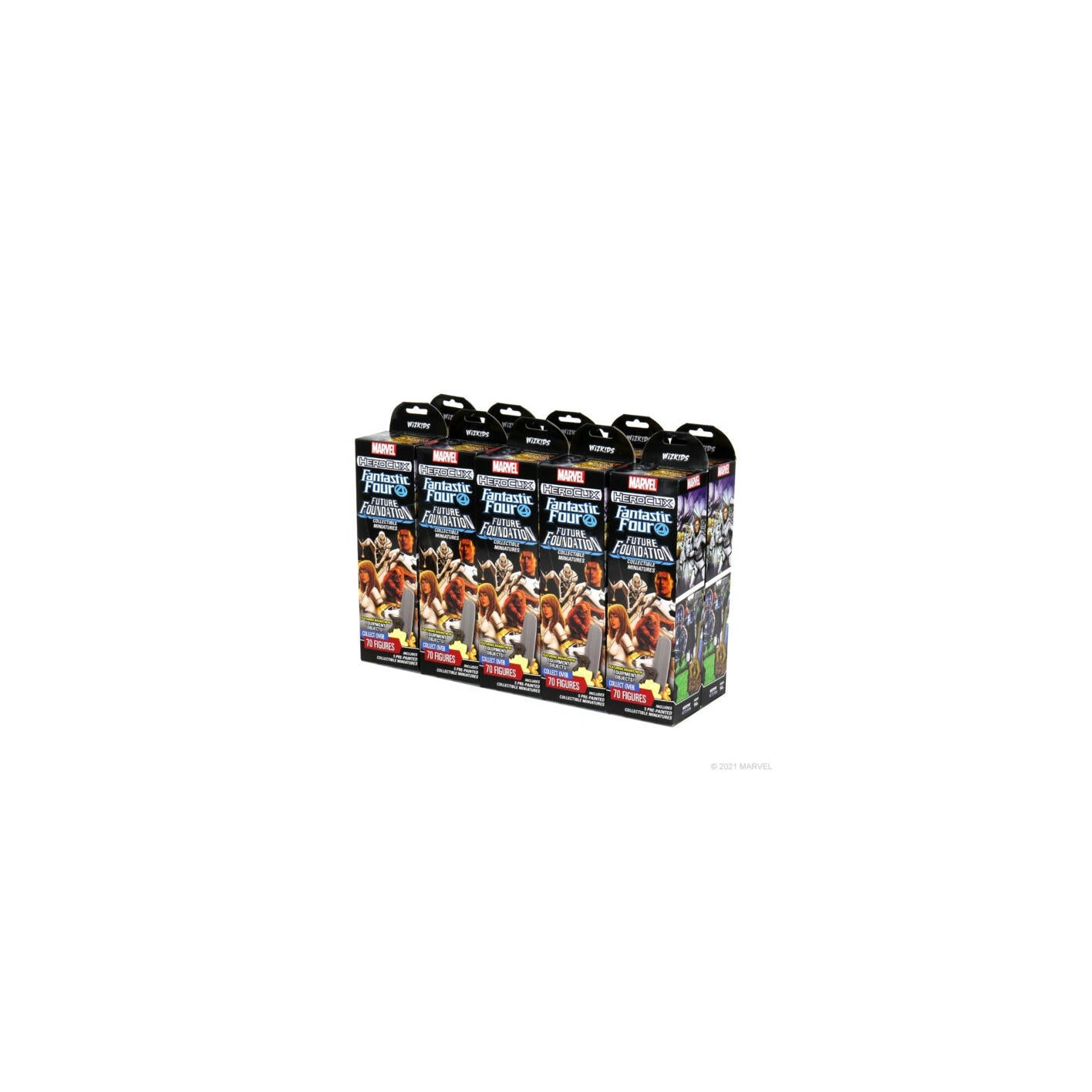 Image of Marvel Heroclix Fantastic Four Future Foundation Miniatures 10-Booster Brick