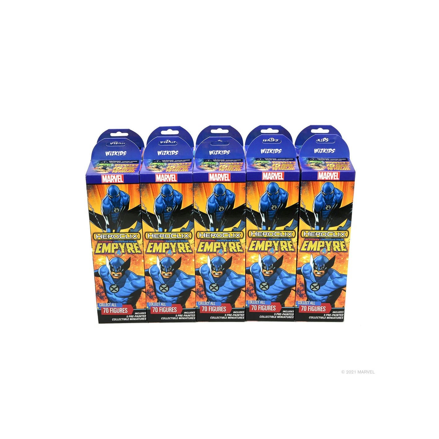 Image of Marvel Heroclix Avengers Fantastic Four Empyre Miniatures 10-Booster Brick