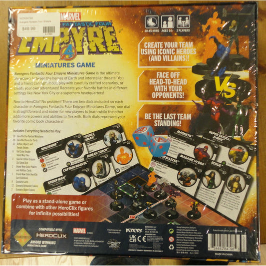 Image of Marvel Heroclix Avengers Fantastic Four Empyre Miniatures Game WZK84798