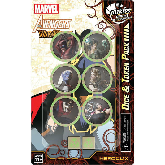 Image of Marvel Heroclix Avengers: The War of the Realms Dice & Tokens Pack WZK84808