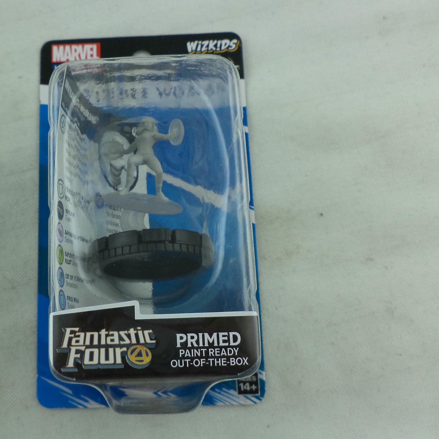 Image of Marvel Heroclix Miniatures Fantastic Four Invisible Woman Unpainted Figure 84816