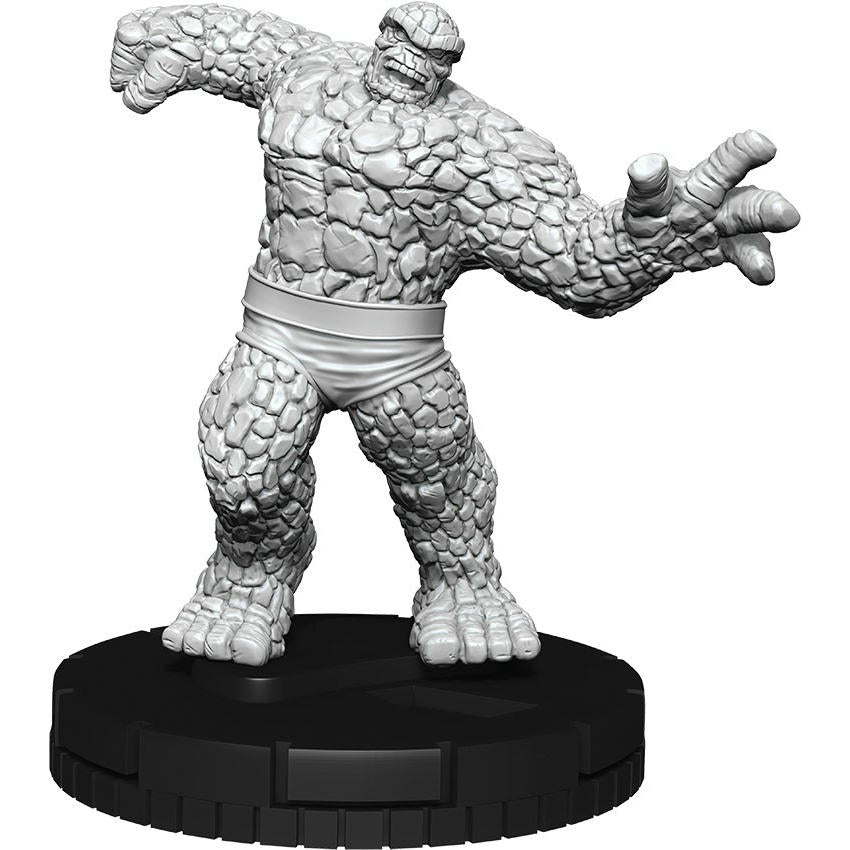 Image of Marvel Heroclix Miniatures Fantastic Four The Thing Unpainted Figure 84817