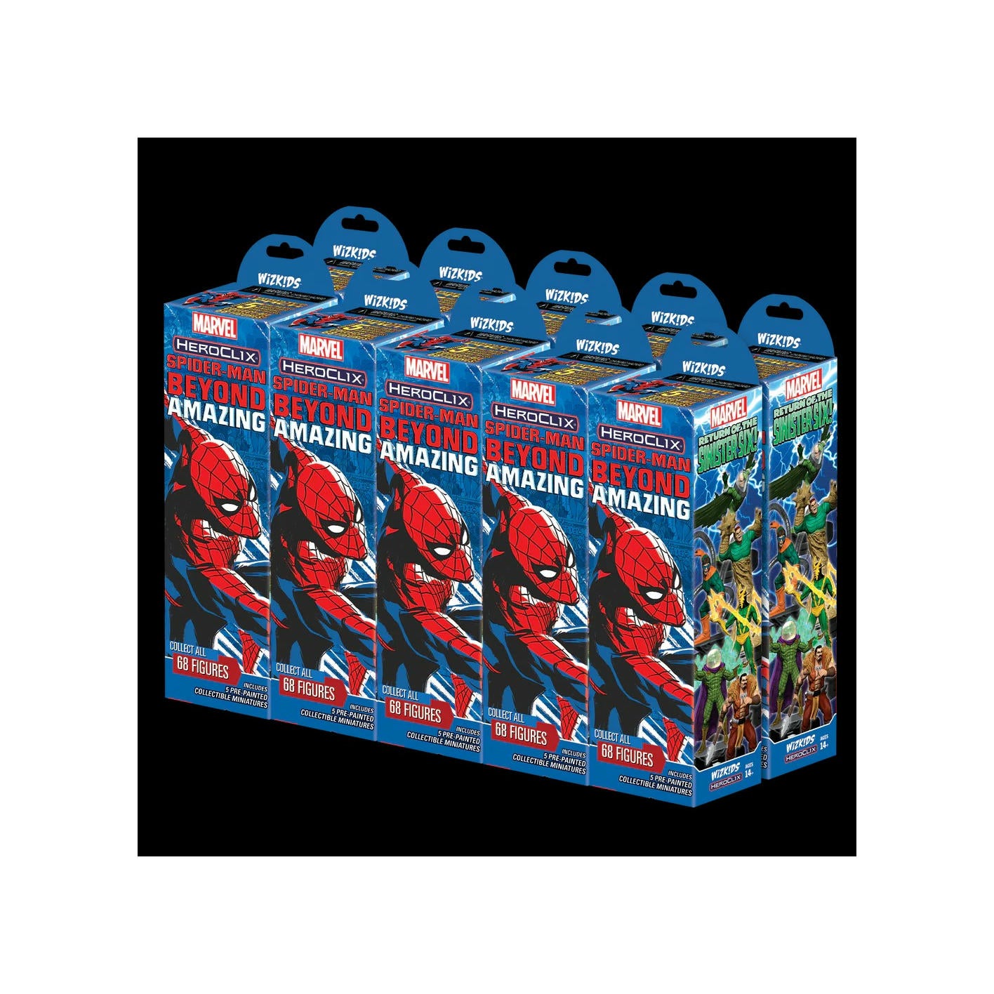 Image of Marvel Heroclix Spider-Man Beyond Amazing Booster Brick (10 Boosters) WZK84864