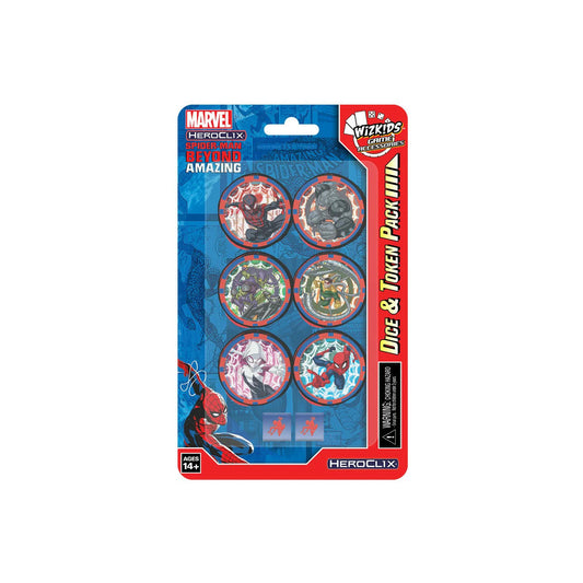 Image of Marvel Heroclix Spider-Man Beyond Amazing Dice & Tokens Pack WZK84869