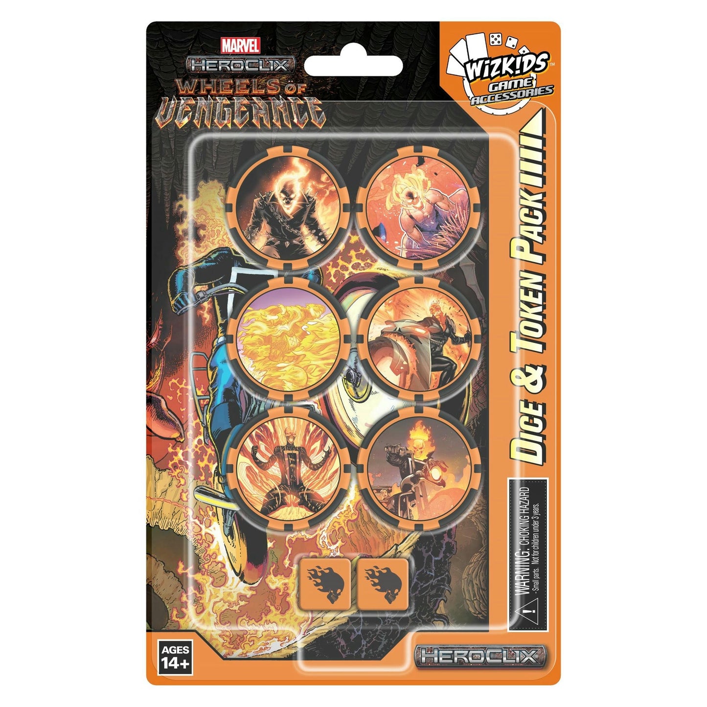 Image of DC Comics Heroclix Wheels of Vengeance Dice & Tokens Pack WZK84878