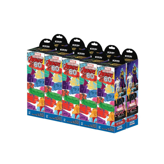 Image of Marvel Heroclix Avengers 60th Anniversary Booster Brick (10 Boosters) WZK84903