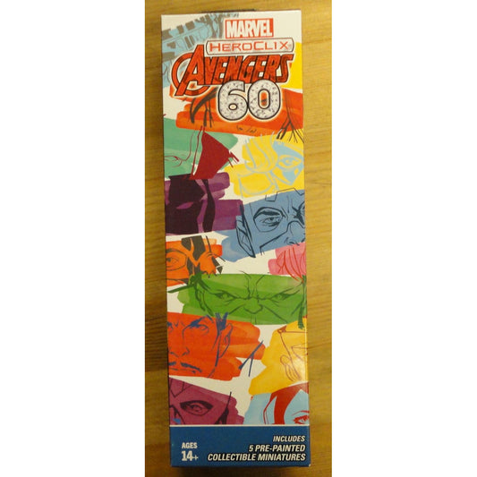 Image of Marvel Heroclix Avengers 60th Anniversary 5-Figure Booster WZK84904