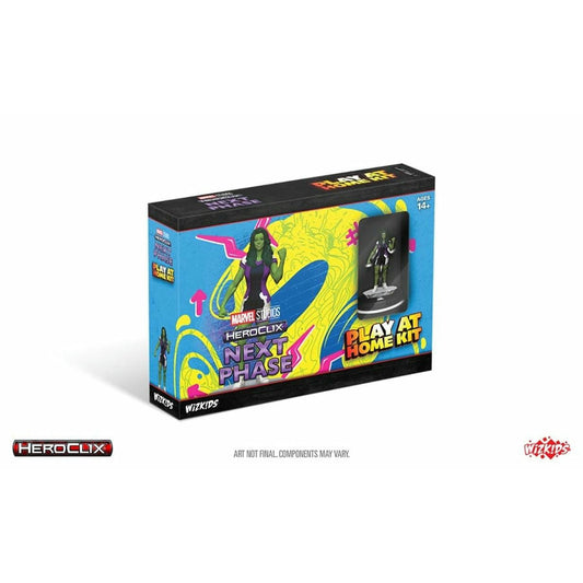 Image of Marvel Heroclix Next Phase She-Hulk Play At Home Kit WZK84931