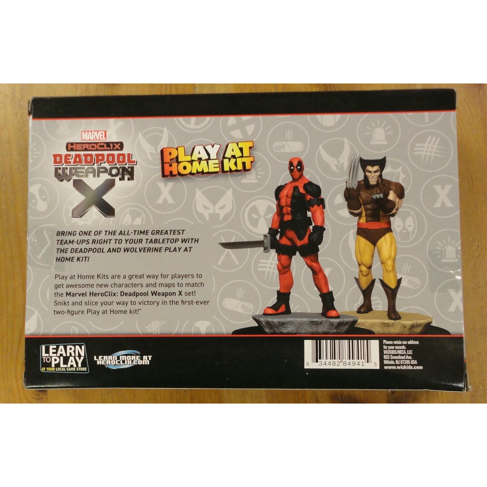 Image of Marvel Heroclix Deadpool Weapon X Play At Home Kit WZK84941