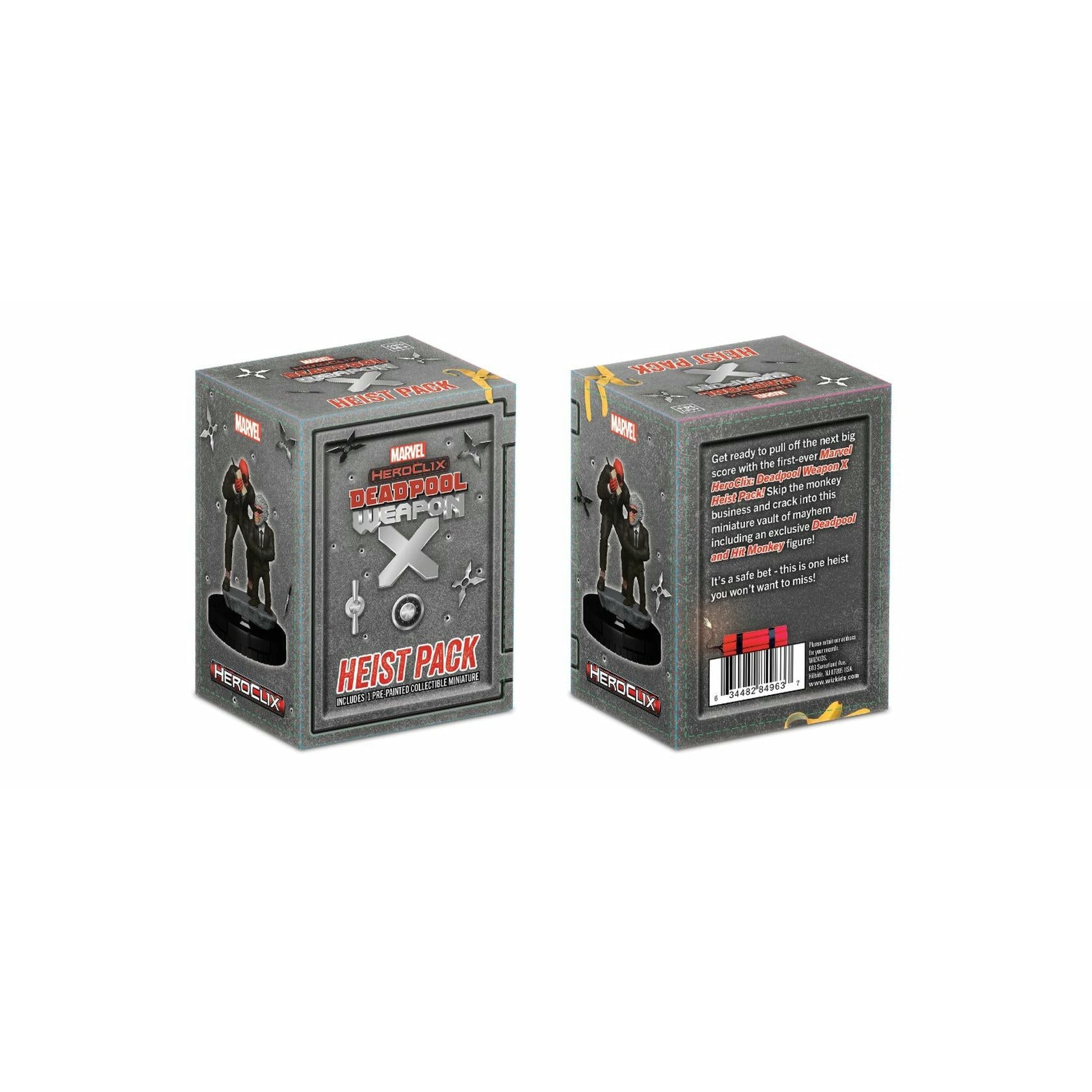 Image of Marvel Heroclix Deadpool Weapon X Heist Pack Deadpool & Hitmonkey WZK84963
