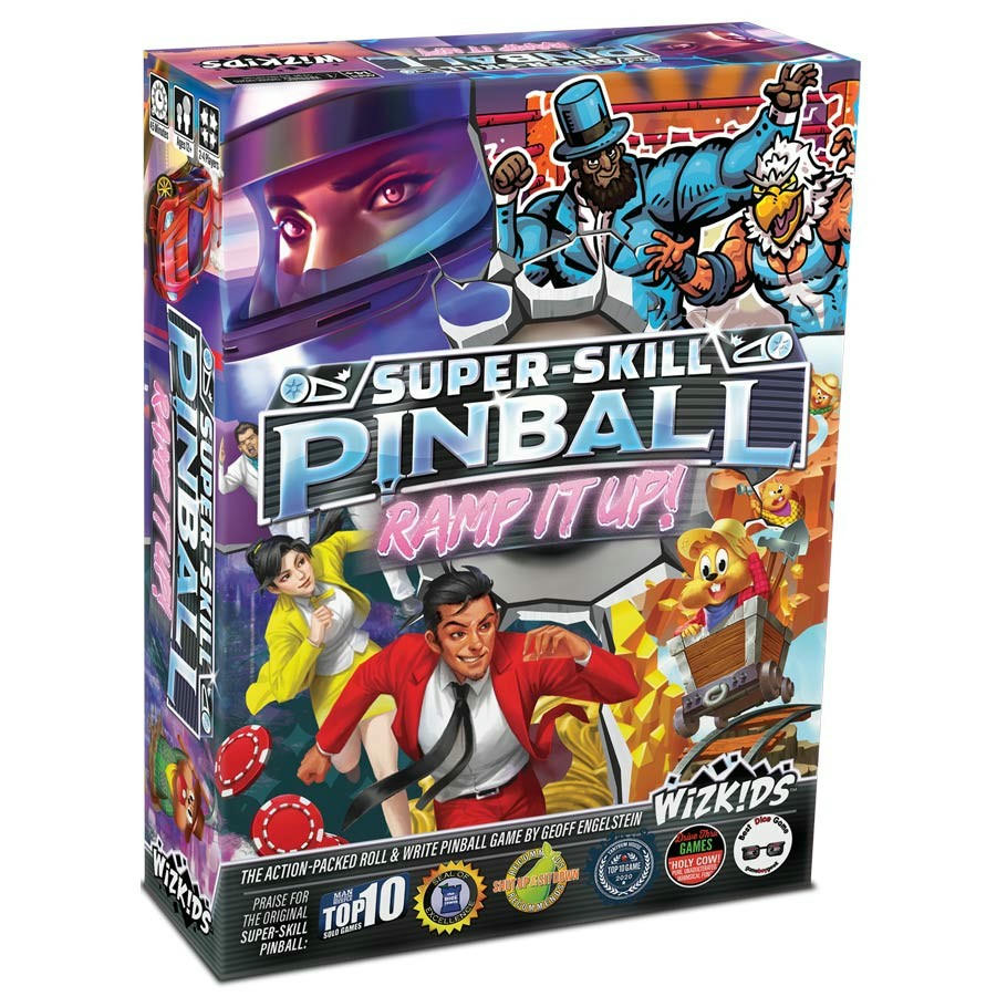 Image of Super-Skill Pinball Ramp It Up Board Game by Wizkids WZK87533