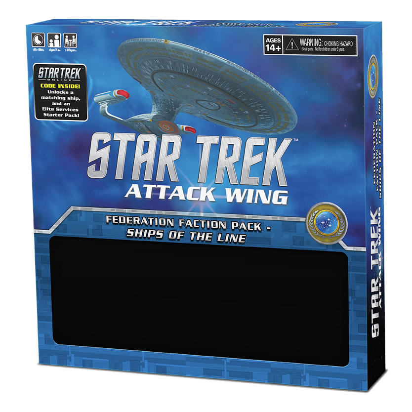 Star Trek Attack Wing Federation Faction Pack: Ships of the Line Wizkids 89000