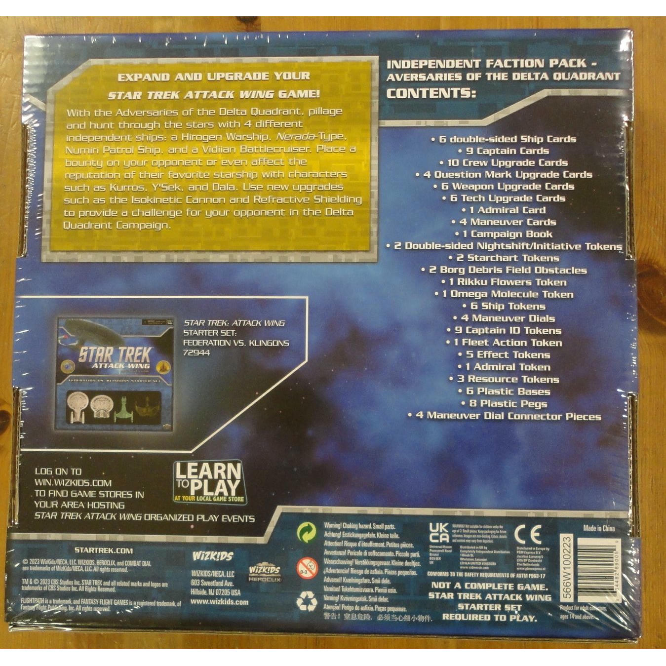 Image of Star Trek Attack Wing Indedendant Faction Adversaries of the Delta Quandrant