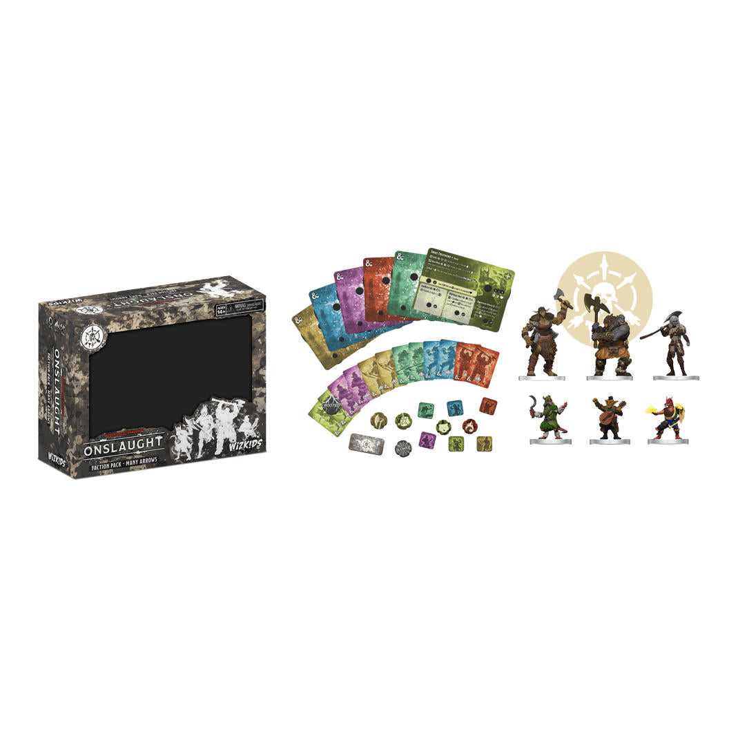 Dungeons & Dragons D&D Onslaught Skirmish Miniatures Game Many Arrows Faction