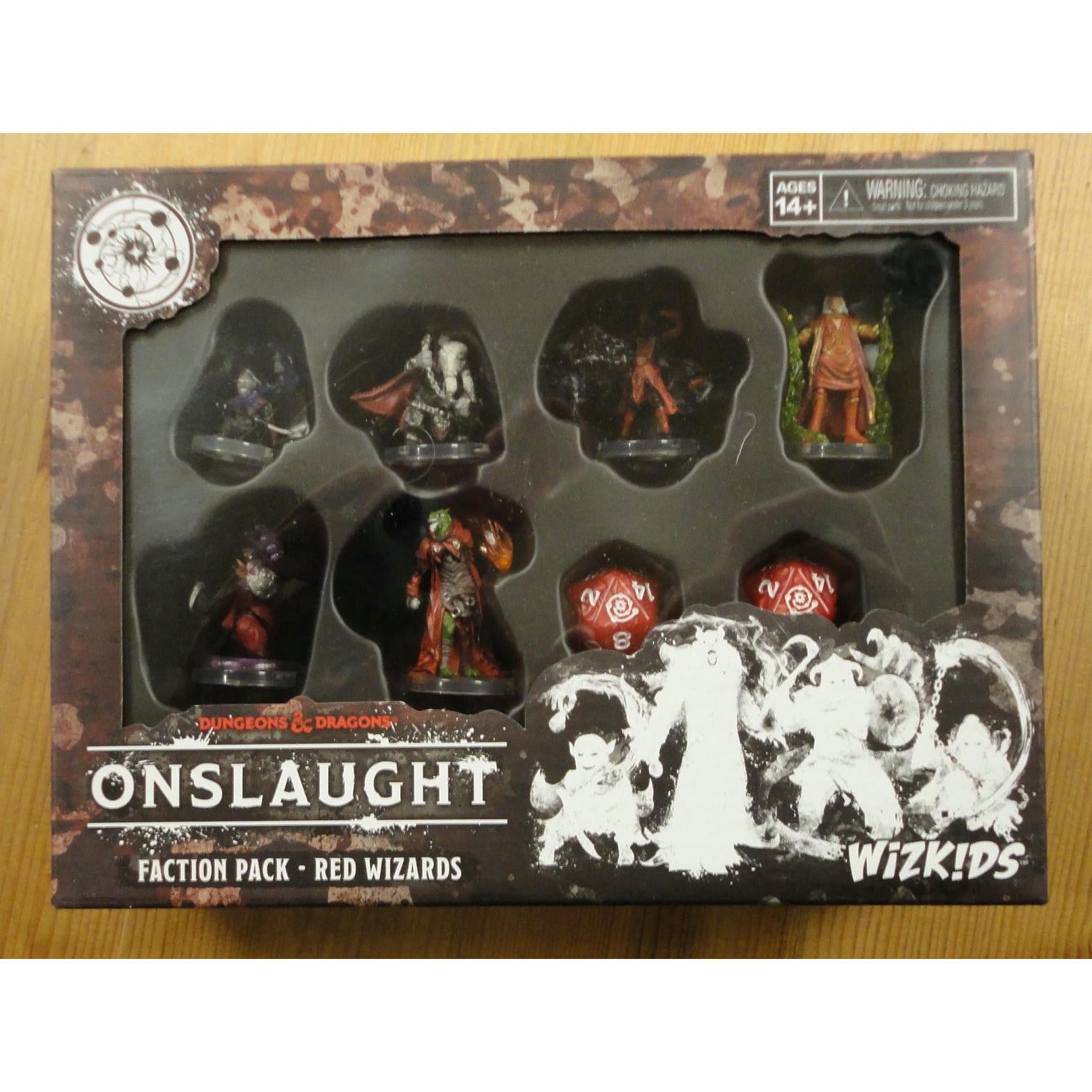 Image of Dungeons & Dragons D&D Onslaught Skirmish Miniatures Game Red Wizards Faction 