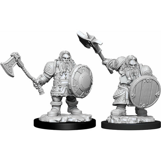 Image of Dungeons & Dragons: Nolzur's Marvelous Unpainted Miniatures - W11 Male Dwarf Fighter