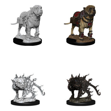 Nolzur's Marvelous Fantasy Miniatures: Mastiff & Shadow Mastiff 90017