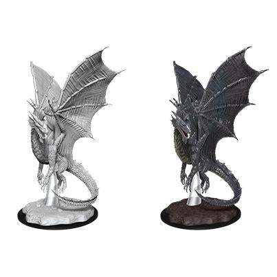 Dungeons & Dragon D&D Nolzur's Marvelous Fantasy Miniatures Young Silver Dragon
