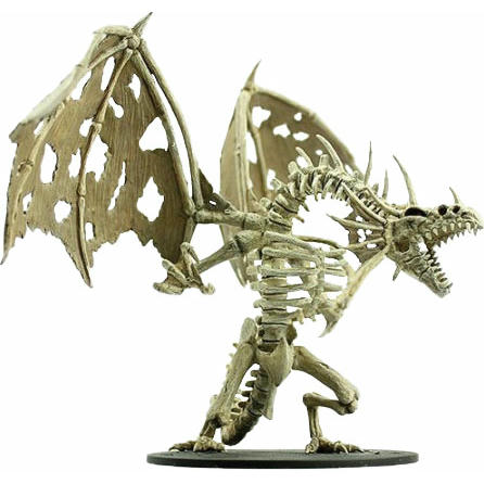 Image of Pathfinder Battles Gargantuan Skeletal Dragon Fantasy Miniature 90039 Unpainted