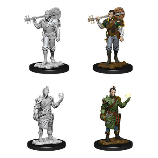 Dungeons & Dragons: Nolzur's Marvelous Unpainted Miniatures - W12 Male Half-Elf Bard