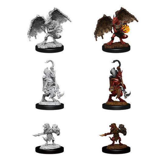 Dungeons & Dragons: Nolzur's Marvelous Unpainted Miniatures - W12 Kobold Inventor Dragonshield & Sorcerer