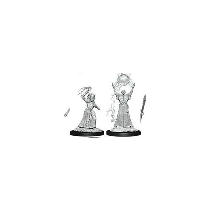 Image of Dungeons & Dragon D&D Nolzur's Marvelous Miniatures Drow Elf Priestess & Mage