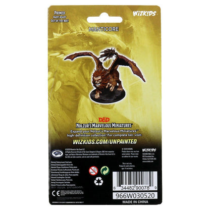 Image of Dungeons & Dragon D&D Nolzur's Marvelous Miniatures: Manticore WZK90078