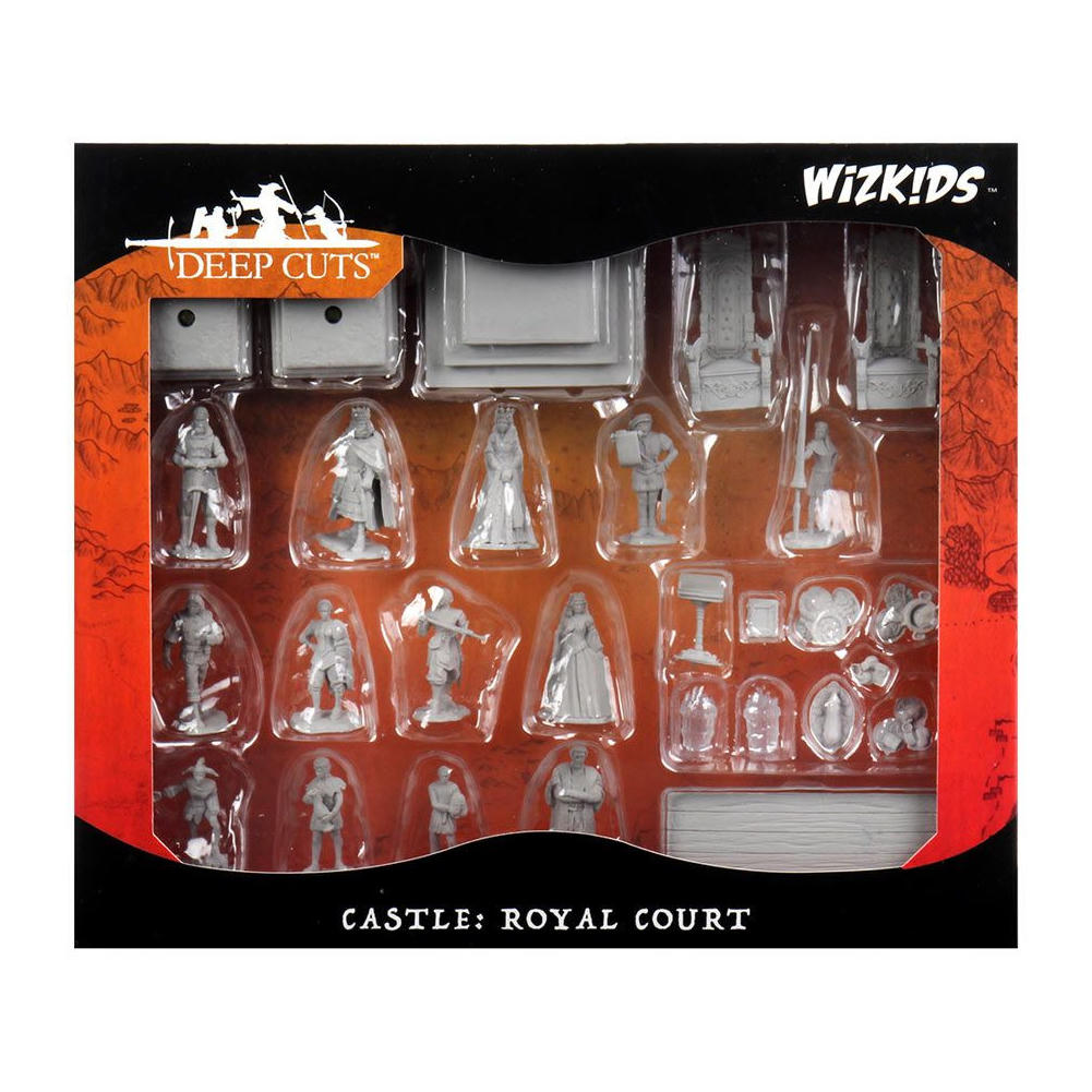 Pathfinder Battles Castle: Royal Court Townspeople Unpainted Miniatures WZK90096
