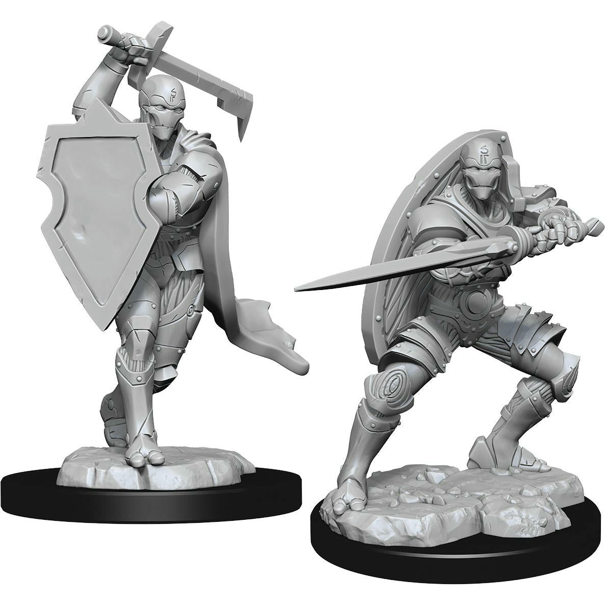 Image of Dungeons & Dragon D&D Nolzur's Marvelous Miniatures Male Warforged Fighter 90147