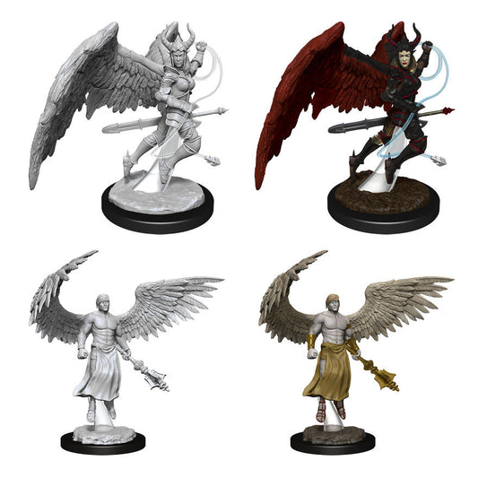 Dungeons & Dragon D&D Nolzur's Miniatures Deva & Erinyes WZK90157