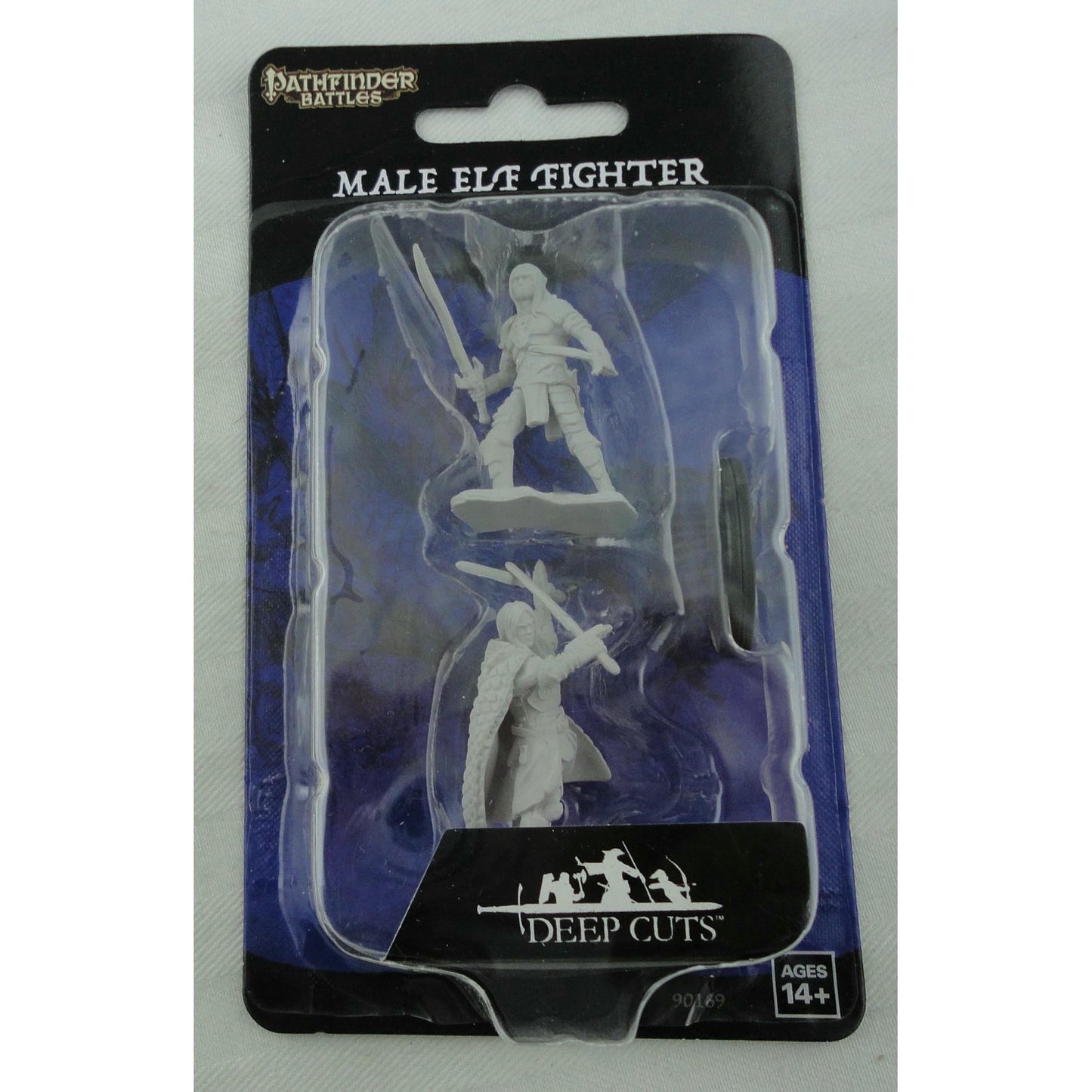 Image of Pathfinder Battles Deep Cuts Fantasy Miniatures: Male Elf Fighter WZK90169