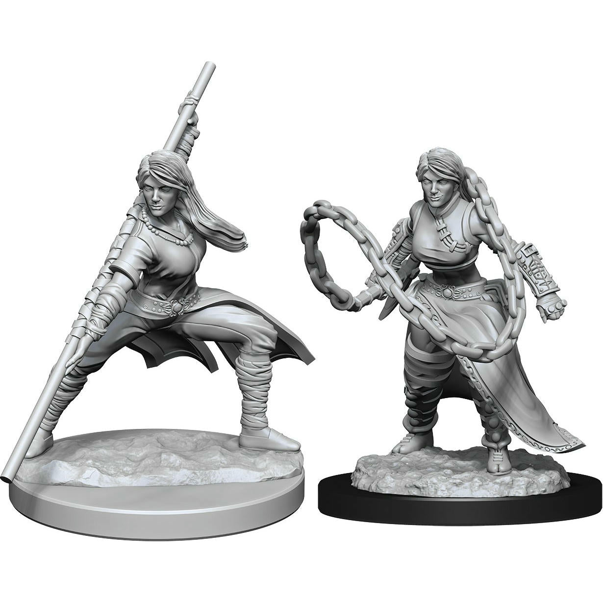 Image of Dungeons & Dragon D&D Nolzur's Marvelous Miniatures Female Human Monk 90225
