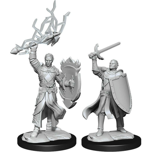 Image of Pathfinder Battles Deep Cuts Fantasy Miniatures Male Half-Elf Paladin WZK90230