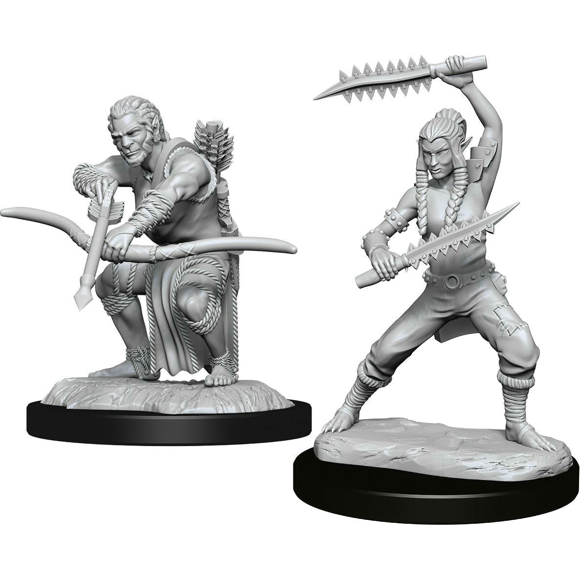 Image of Pathfinder Battles Deep Cuts Fantasy Miniatures Male Wildhunt Shifter Ranger