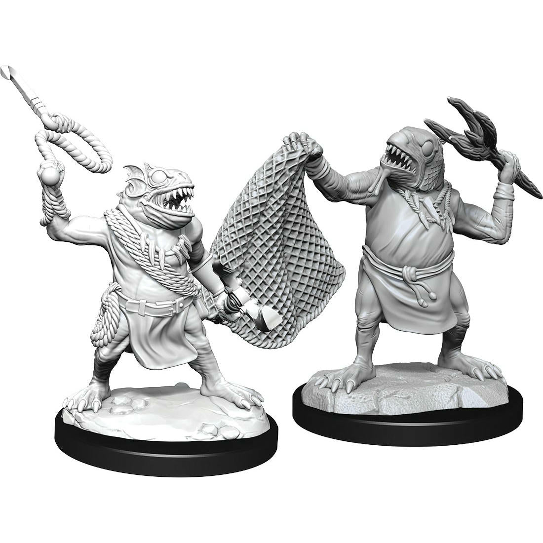 Image of Pathfinder Battles Deep Cuts Fantasy Miniatures Male Kuo-Toa / Kuo-Toa Whip