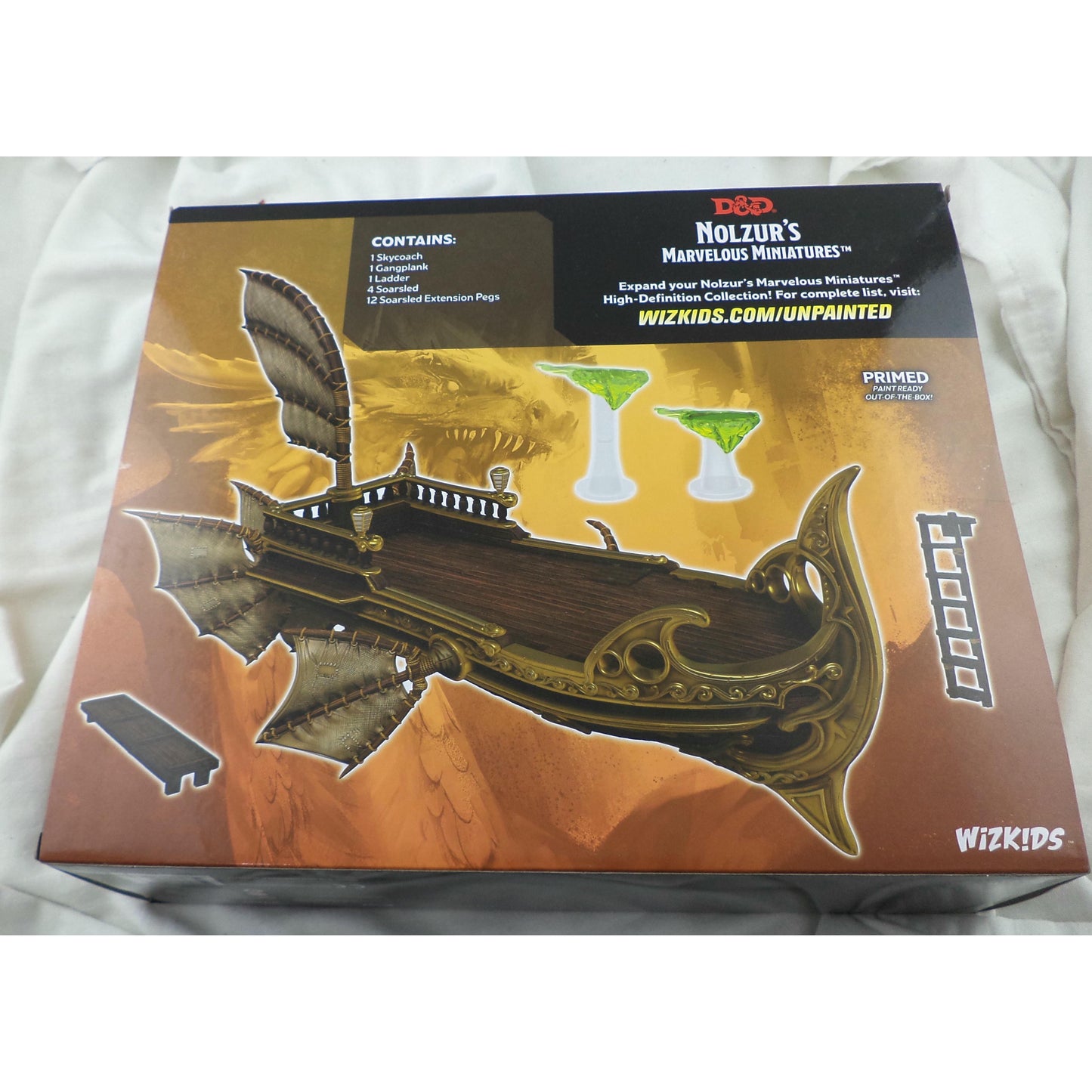 Image of Dungeons & Dragon D&D Nolzur's Marvelous Miniatures Skycoach 90259