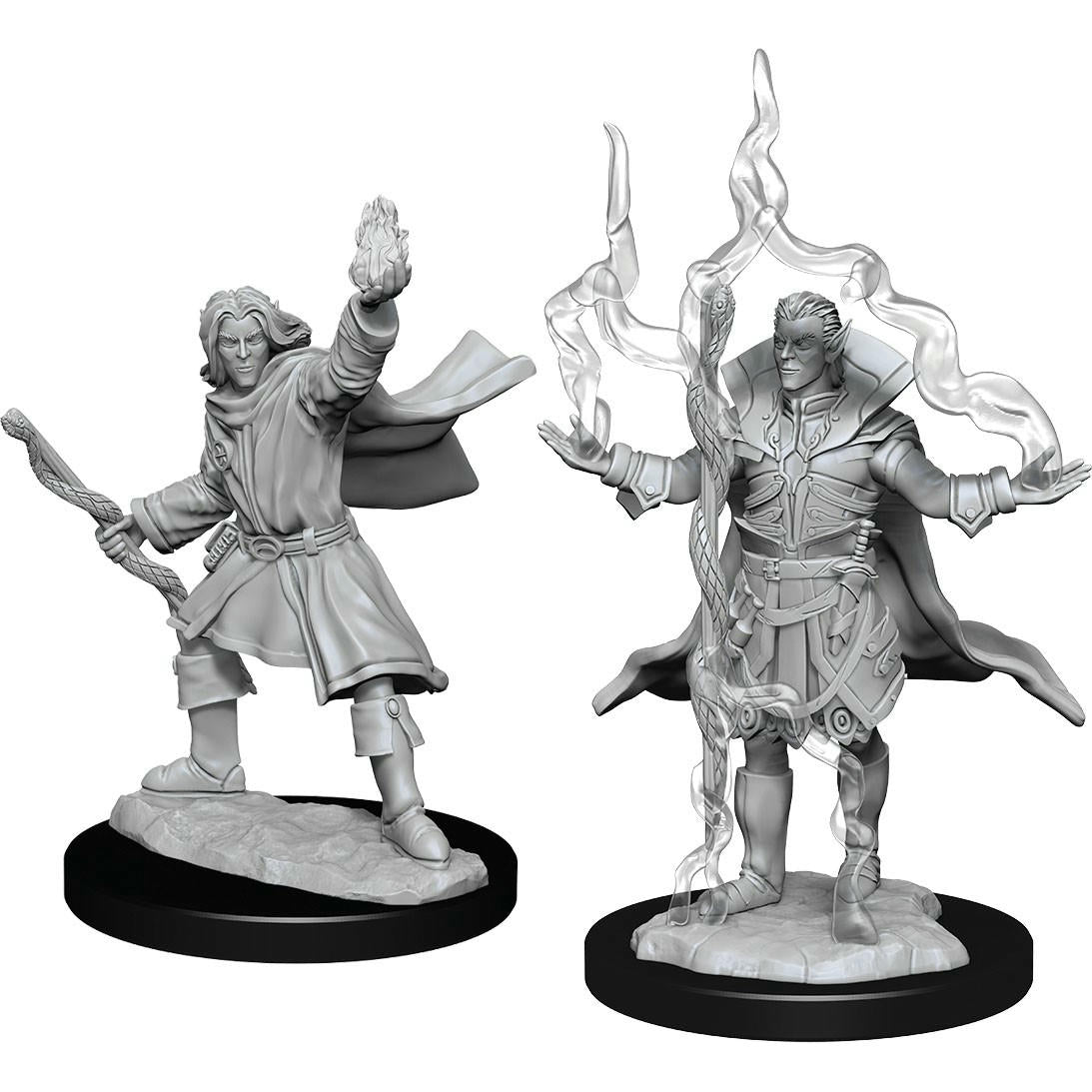 Image of Pathfinder Battles Deep Cuts Fantasy Miniatures Male Elf Sorcerer WZK90262