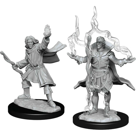 Image of Pathfinder Battles Deep Cuts Fantasy Miniatures Male Elf Sorcerer WZK90262