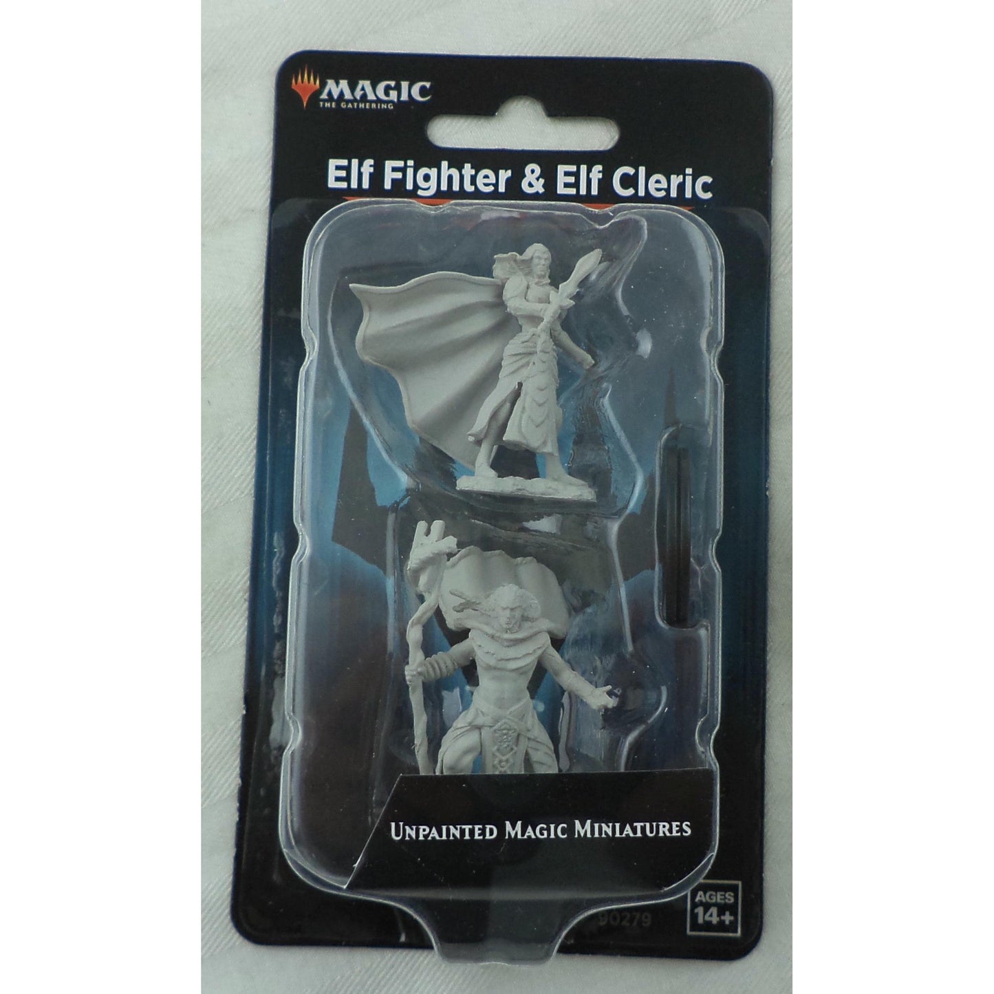 Image of Magic The Gathering Miniatures Elf Fighter / Elf Cleric WZK90279